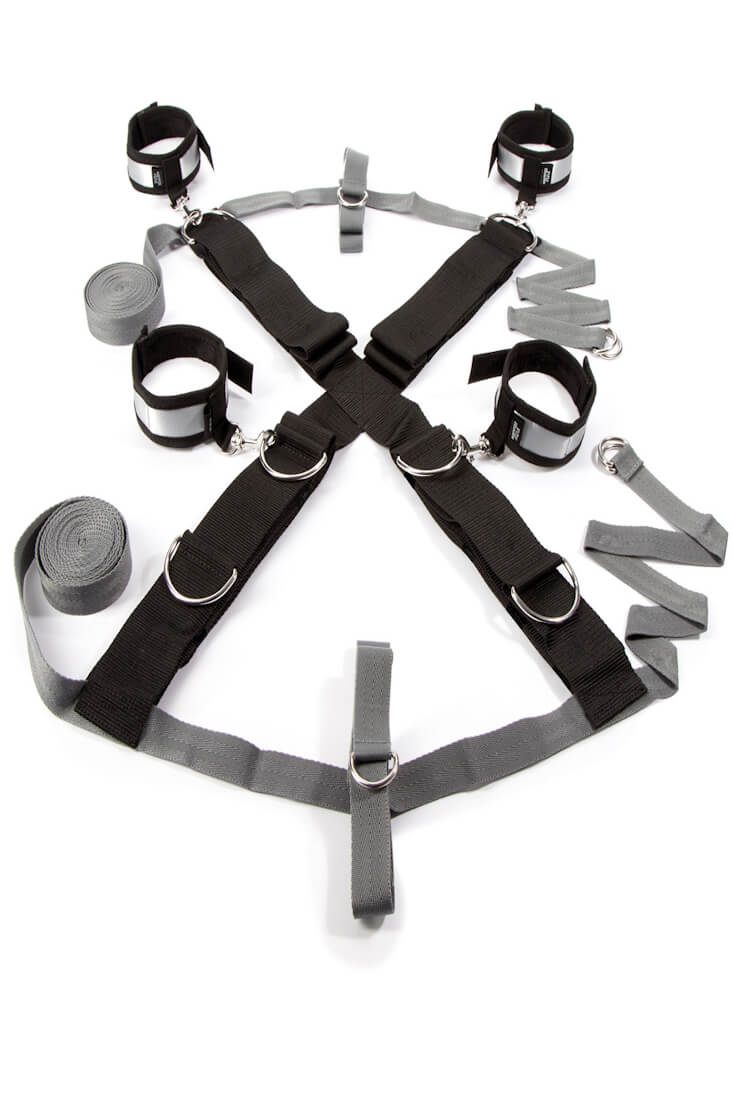 50 Shades of Grey Bettfesseln Set "Keep Steel"
