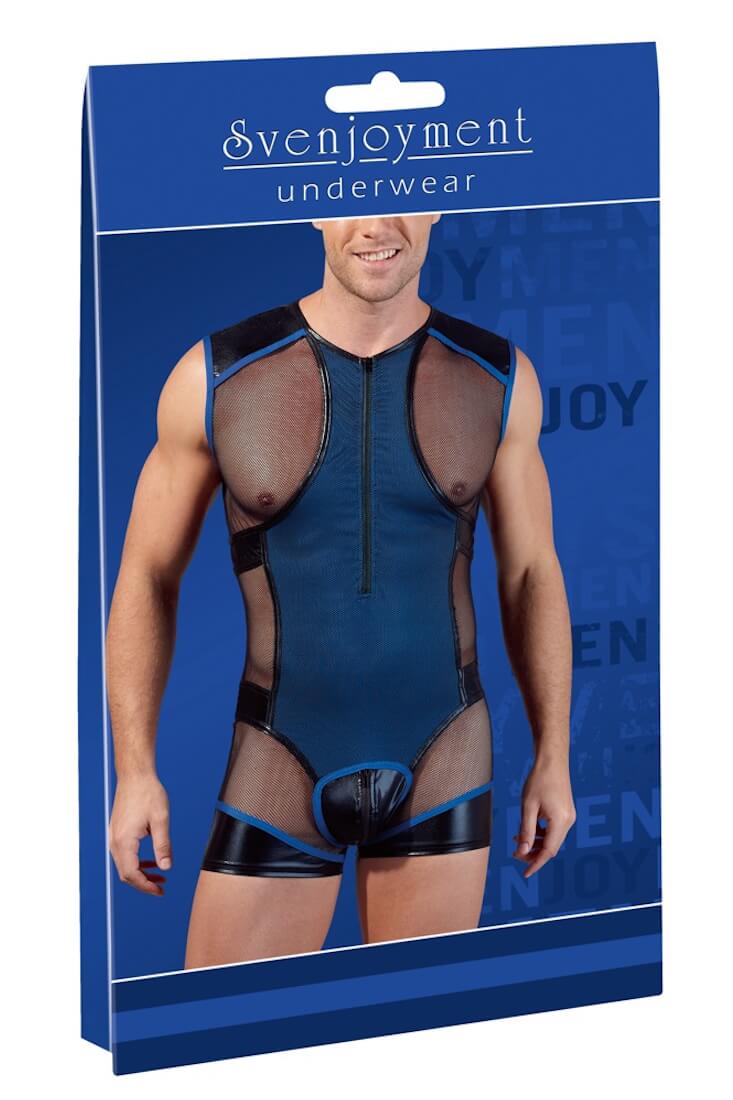 Royalblauer Zip-Body für IHN