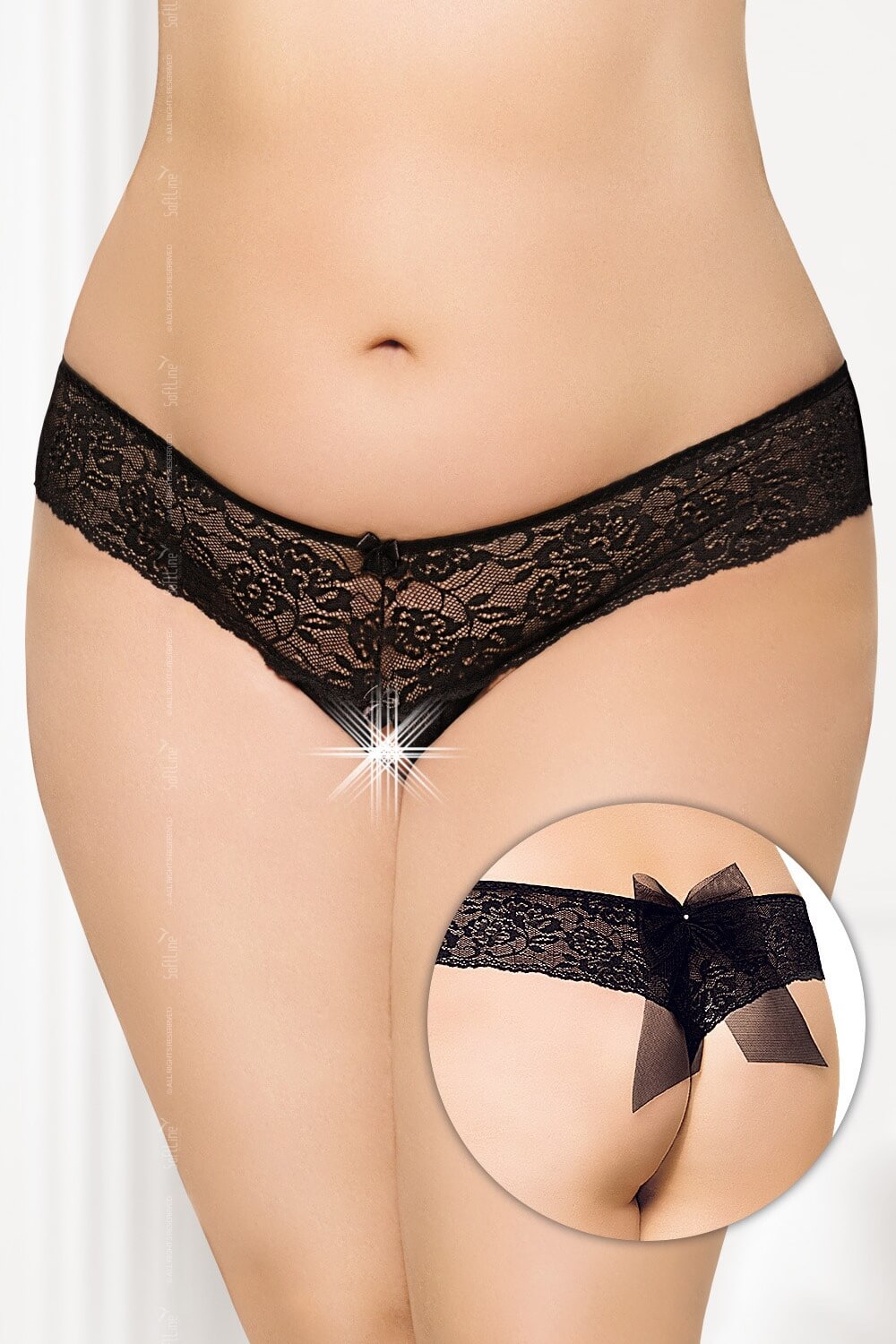 Ouvert String M2436 in Schwarz