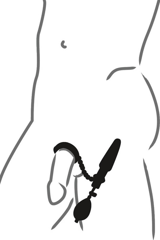 'DOUBLE DEVOTION' – Innovativer Cockring mit aufpumpbarem Anal-Plug und Penisring für maximalen Genuss und langanhaltende Erektion.