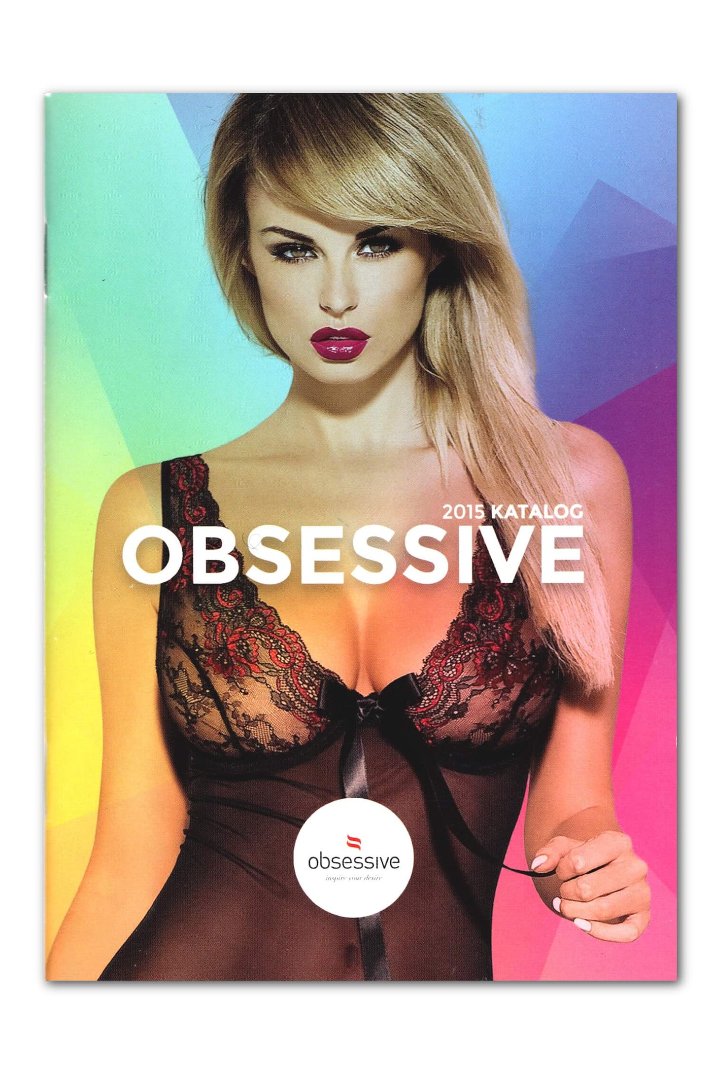 Katalog 'Obsessive 2015' mit einer Auswahl eleganter Lingerie und Dessous aus Spitze und Satin