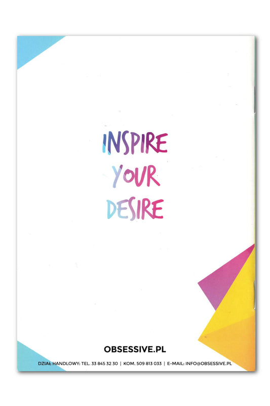 Obsessive 2015 Katalog mit verführerischen Lingerie-Designs aus Spitze und Satin.