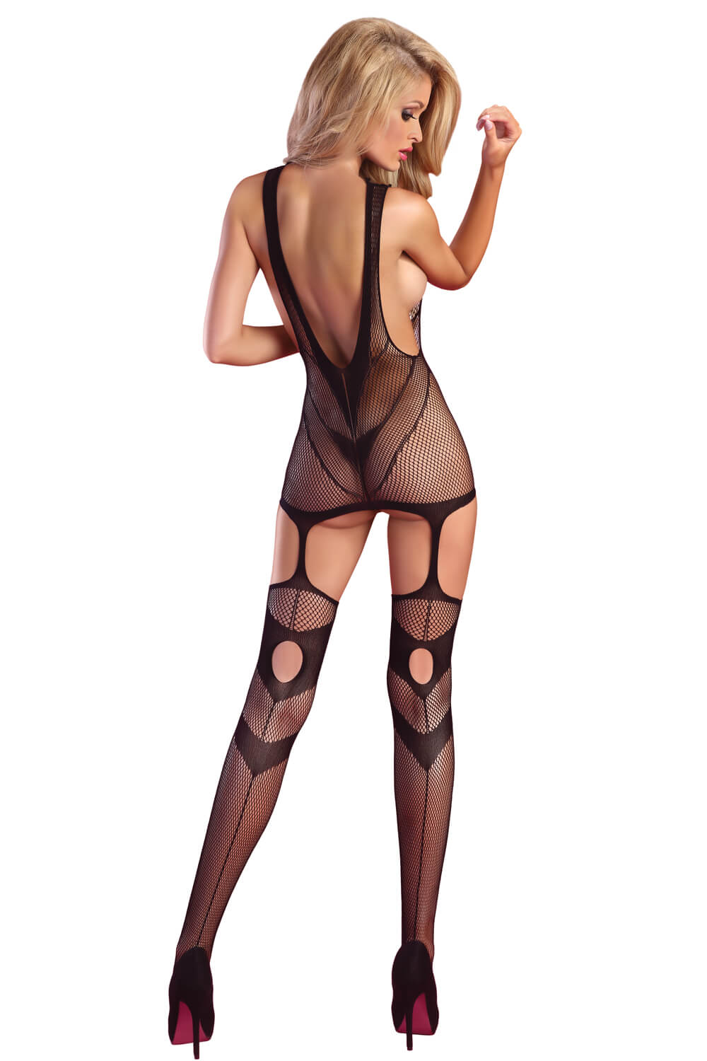 Ouvert Catsuit Obsession One in Schwarz