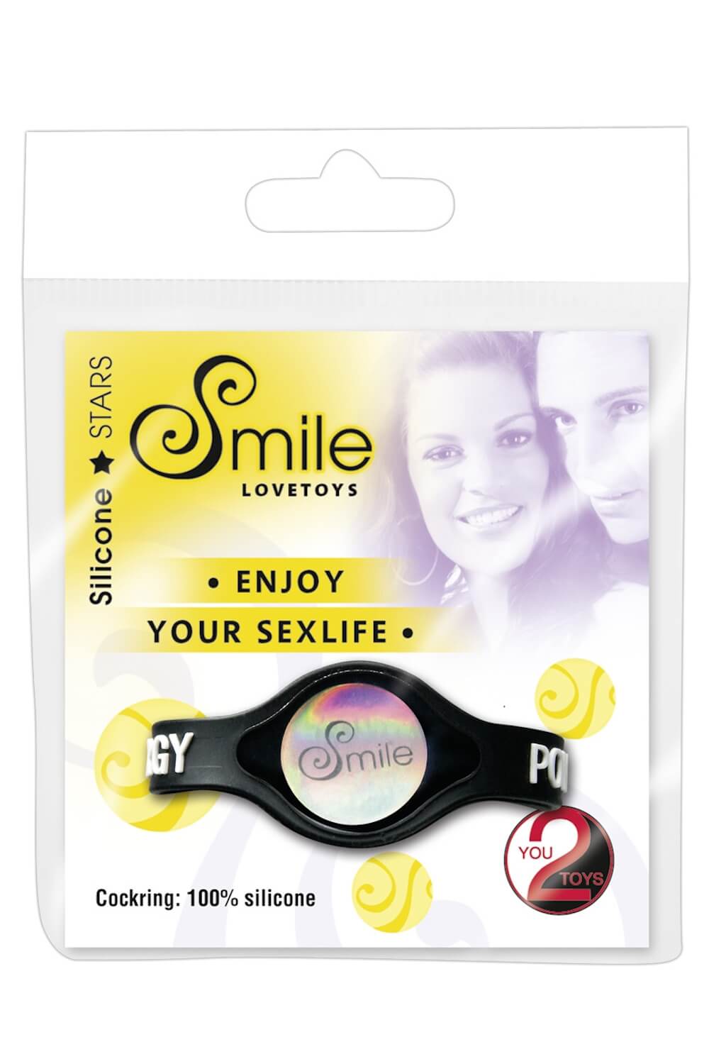 Smile Hologramm-Penisring – Dehnbarer Cockring mit coolen Designs für stärkere Erektionen und intensivere Erlebnisse.