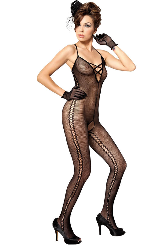 Ouvert Catsuit Felida in Schwarz oder Rot