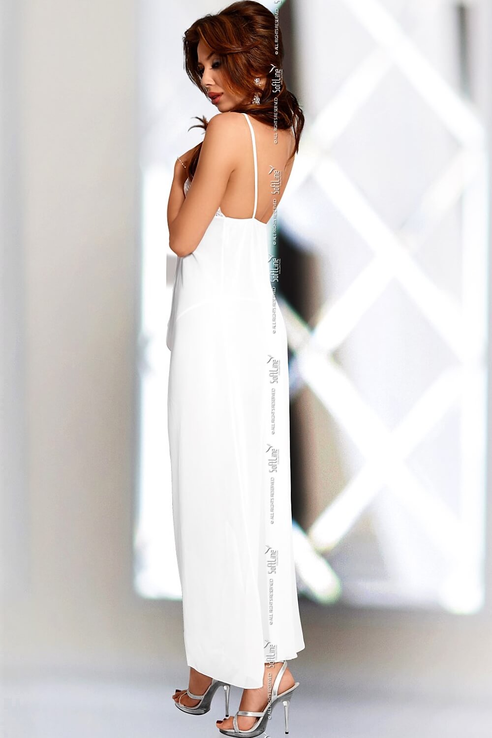 Morgenmantel Pamela in Schwarz oder Weiß