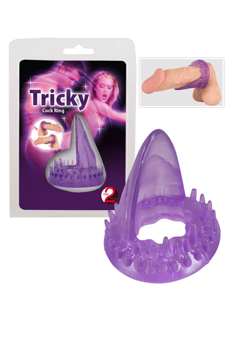 Penisring mit Reiznoppen "Tricky"