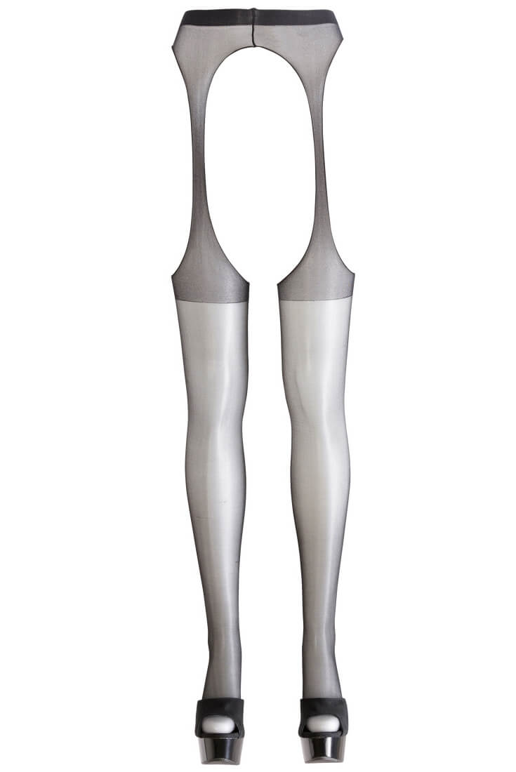Ouvert Strumpfhose in Strapsgurt-Optik