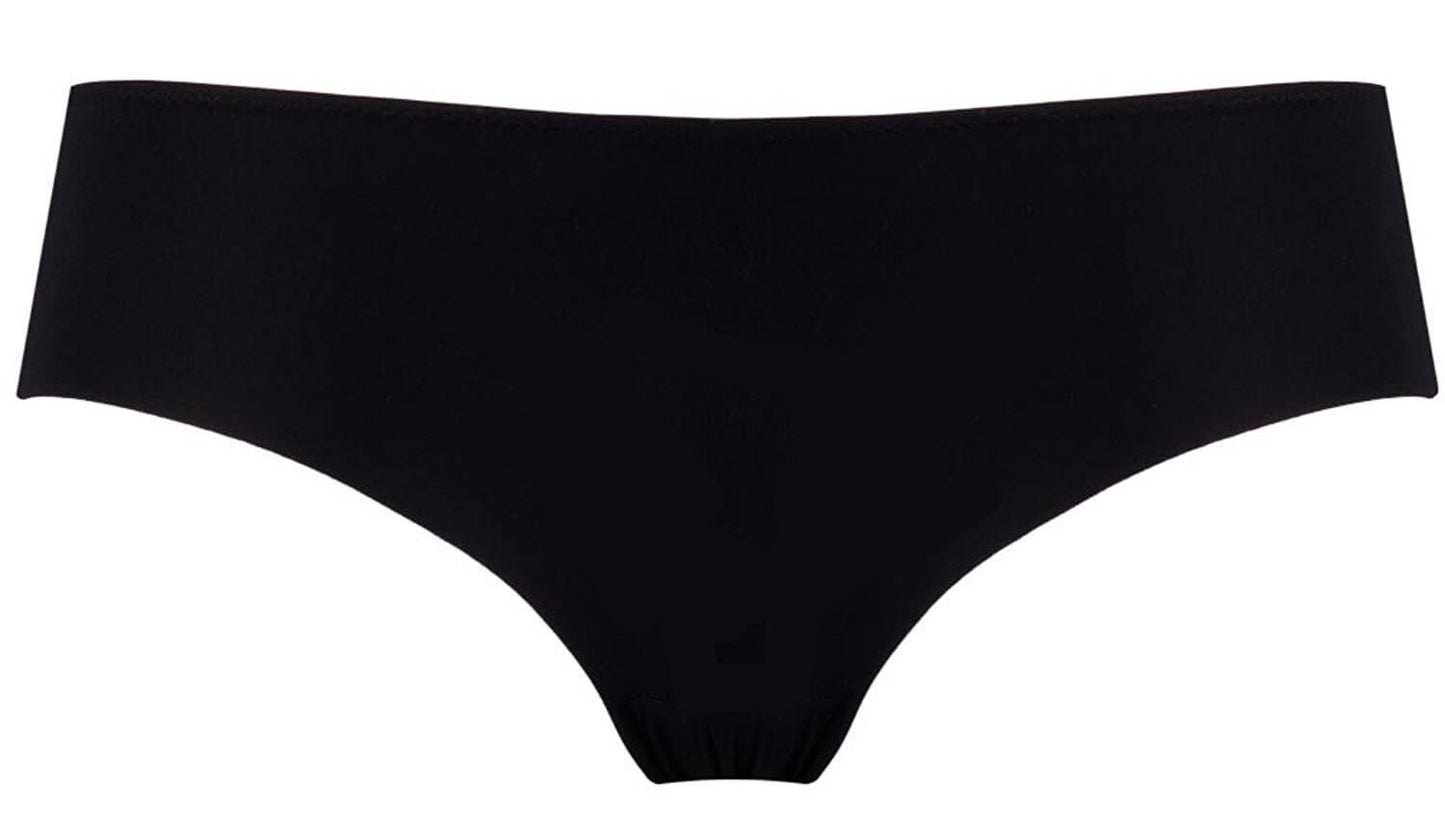 Moderne Panty mit Laser-Cut-Details und hohem Tragekomfort in Schwarz.