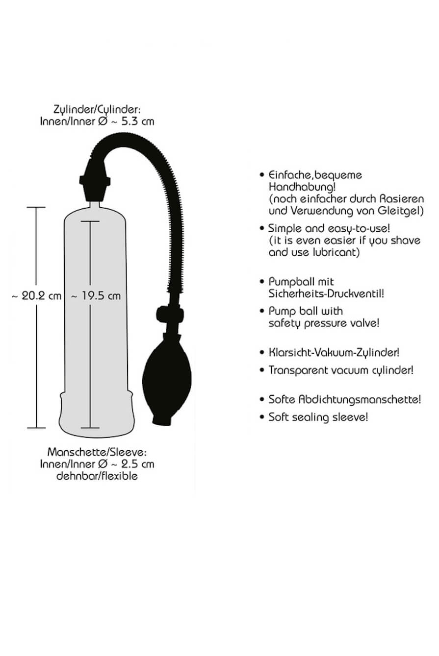 Potenzpumpe "Bang Bang" mit Pumpball und Sicherheitsventil