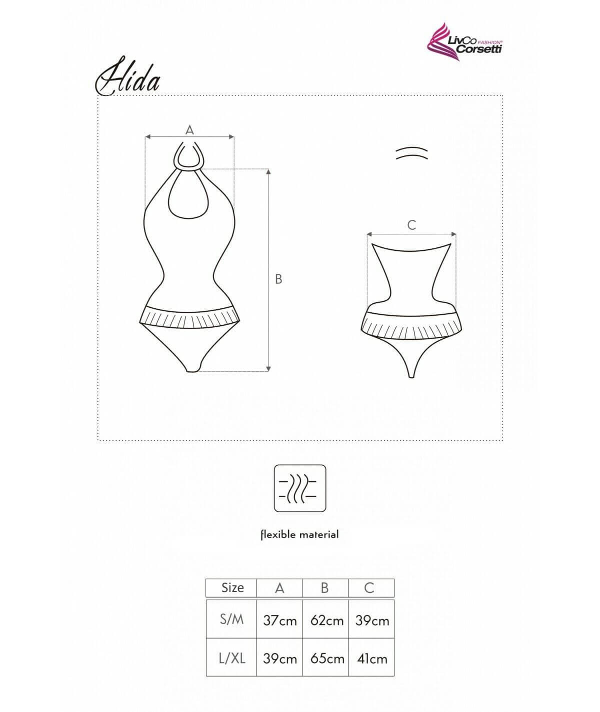 Body Hida in Silber / Rosa