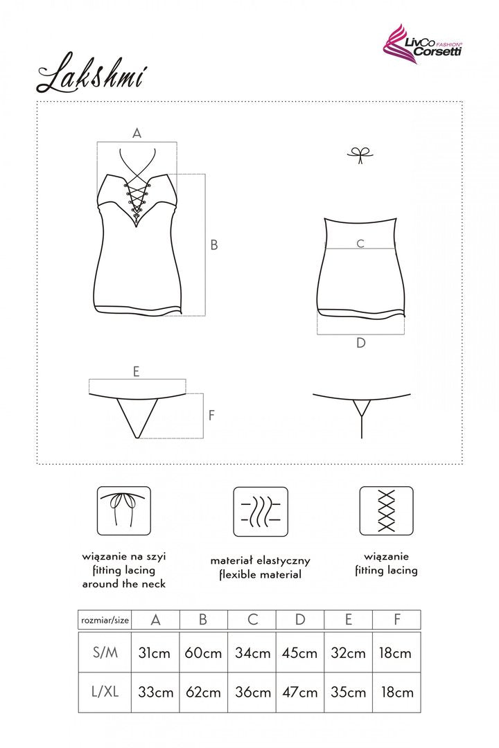 Minikleid Lakshmi in Schwarz