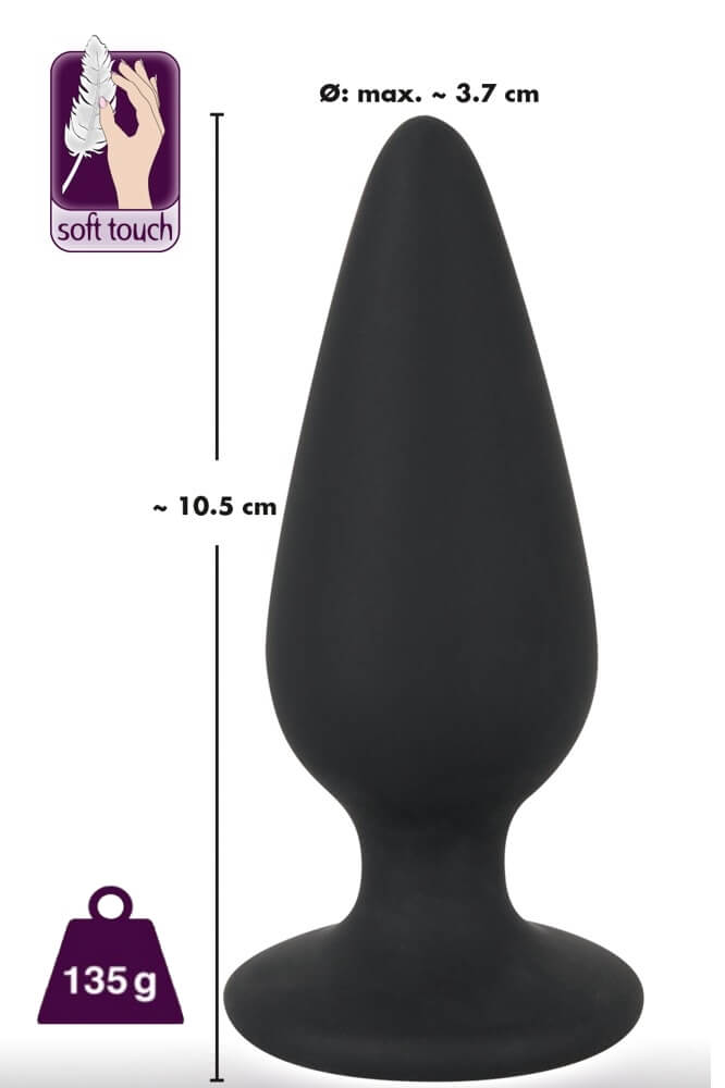 Analplug "Heavy" mit Standfuß