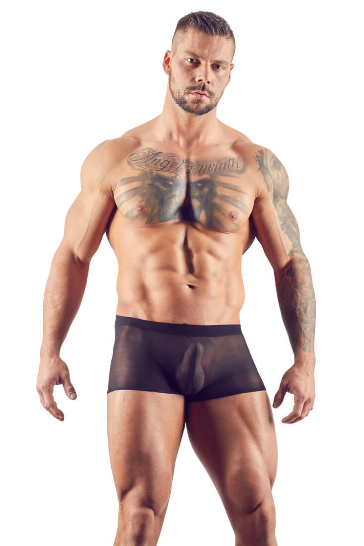 Transparente Einweg-Unterwäsche für Männer – betont die männliche Silhouette perfekt.