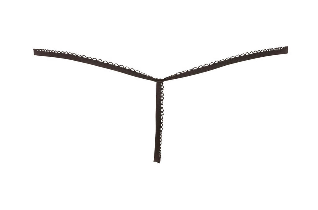 Herren String 'Waiter' in Schwarz / Weiß