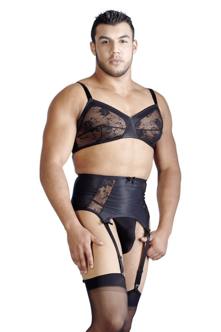 Herren-Spitzen-BH-Svenjoyment