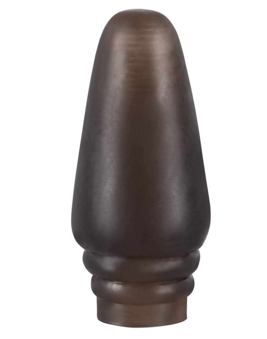 Vielseitiger Analplug & Masturbator mit geriffelter Struktur und hohlem Innenraum, ca. 13 cm Gesamtlänge, empfohlen als Lustfinger oder Analplug.