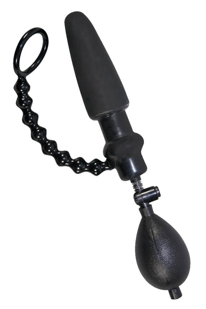 'DOUBLE DEVOTION' Cockring mit aufblasbarem Anal-Plug – bietet intensive Stimulation und unterstützt die Erektion für doppeltes Vergnügen.