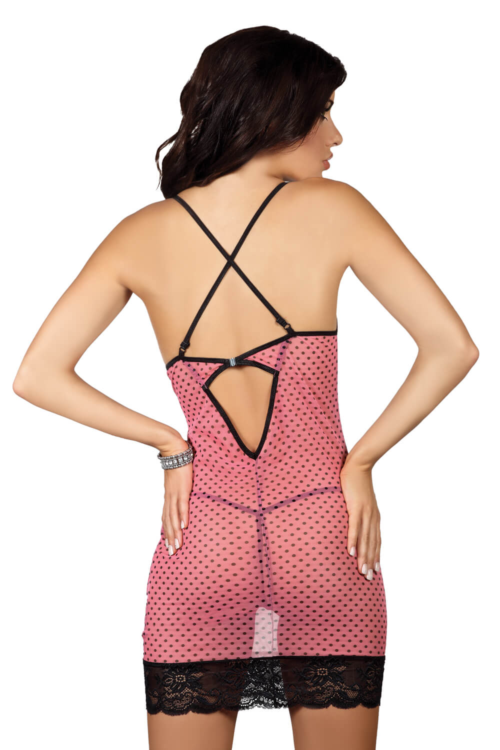 Negligee Set Maricel in Altrosa
