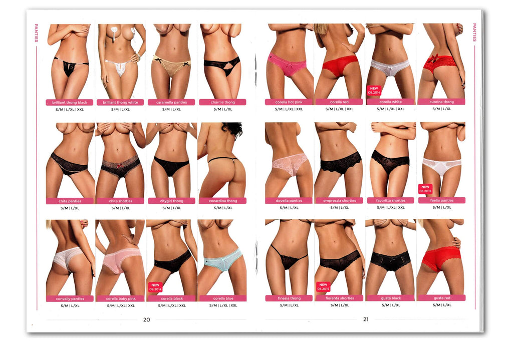 Katalog 'Obsessive 2015' zeigt luxuriöse Dessous-Kollektion aus zarten Stoffen.