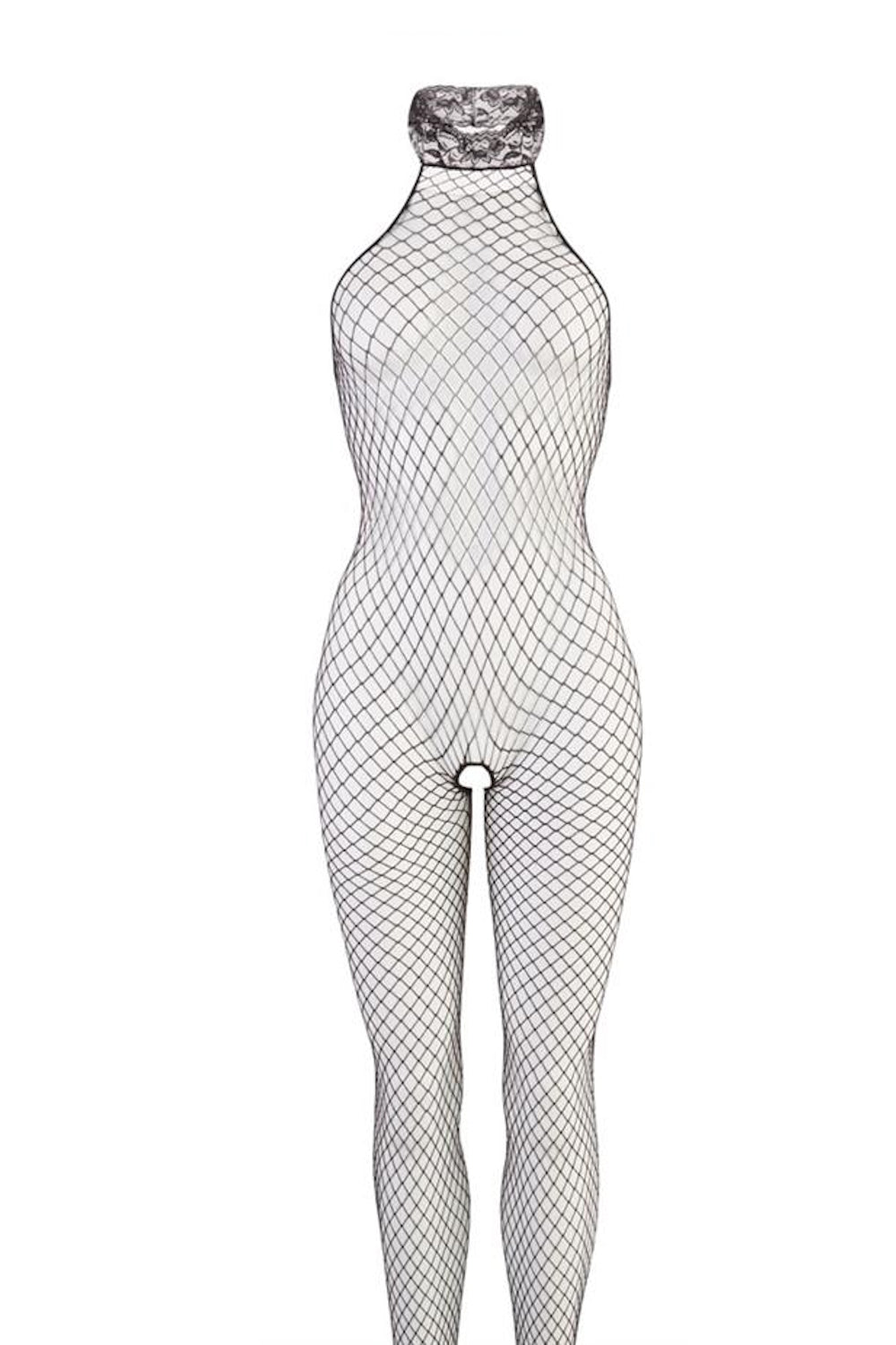 Ouvert Netzcatsuit 231150 in Schwarz