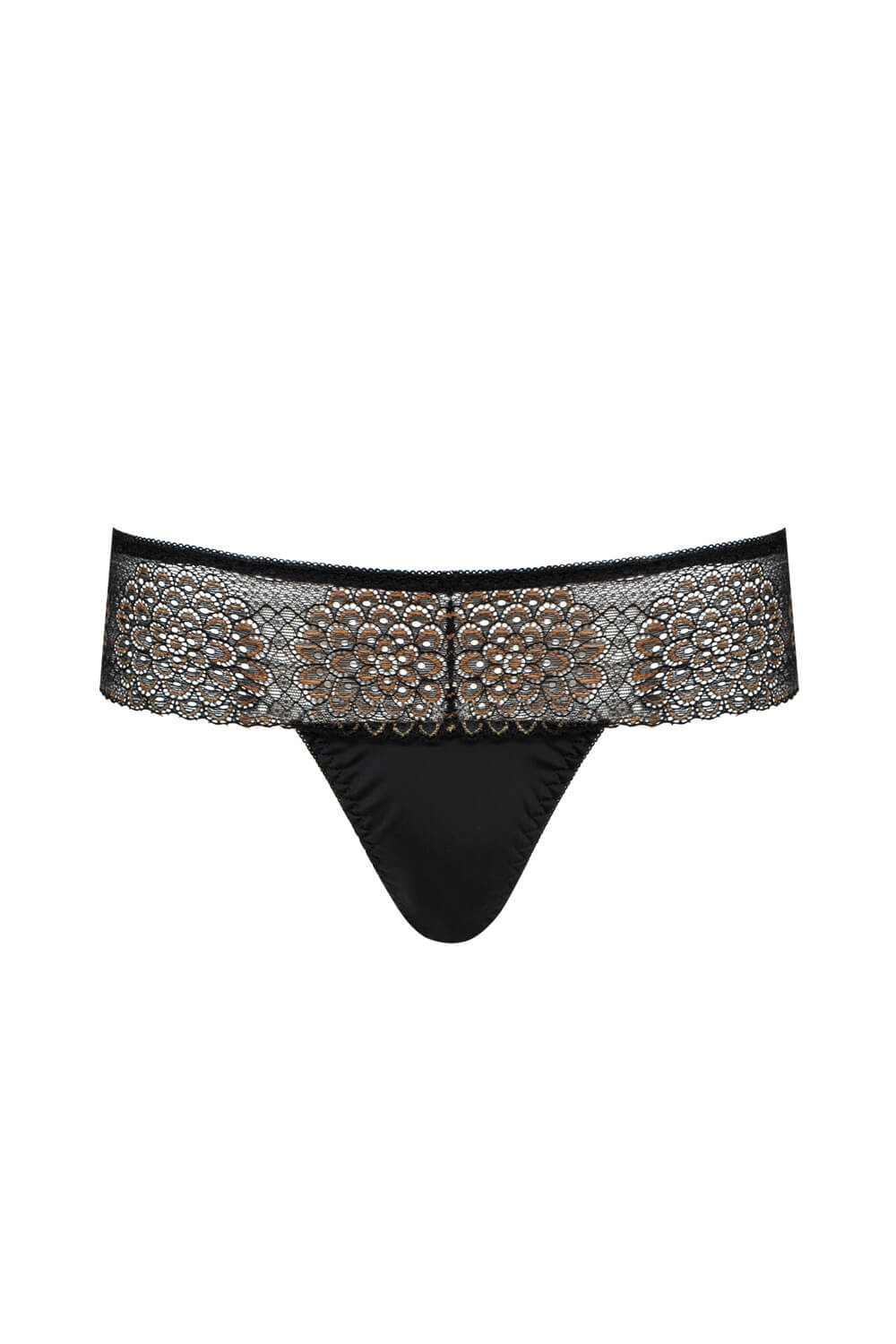 Spitzen-String Zilli in Schwarz