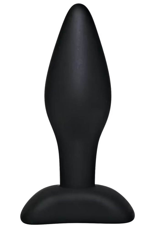 Kleiner Analplug aus Silikon mit seidig-glatter Oberfläche und ergonomischer Form.