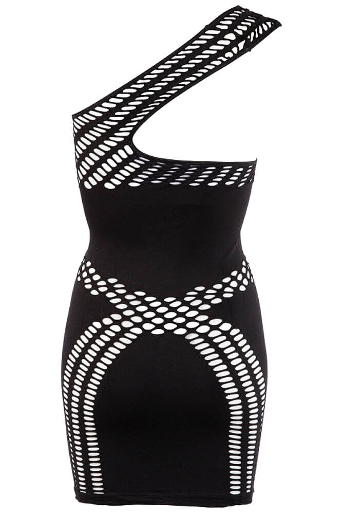 Verführerisches Partykleid aus Netzstoff – für selbstbewusste, sinnliche Looks.