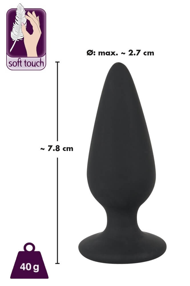 Analplug "Heavy" mit Standfuß