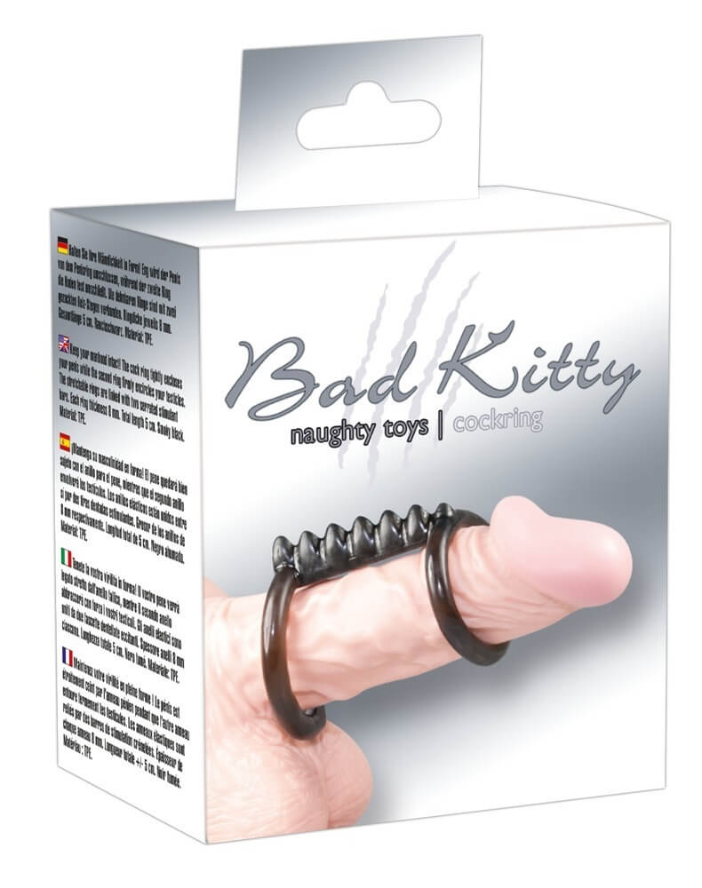 Cockring-Set von Bad Kitty mit Blutstau-Effekt für längeren und intensiveren Sex.